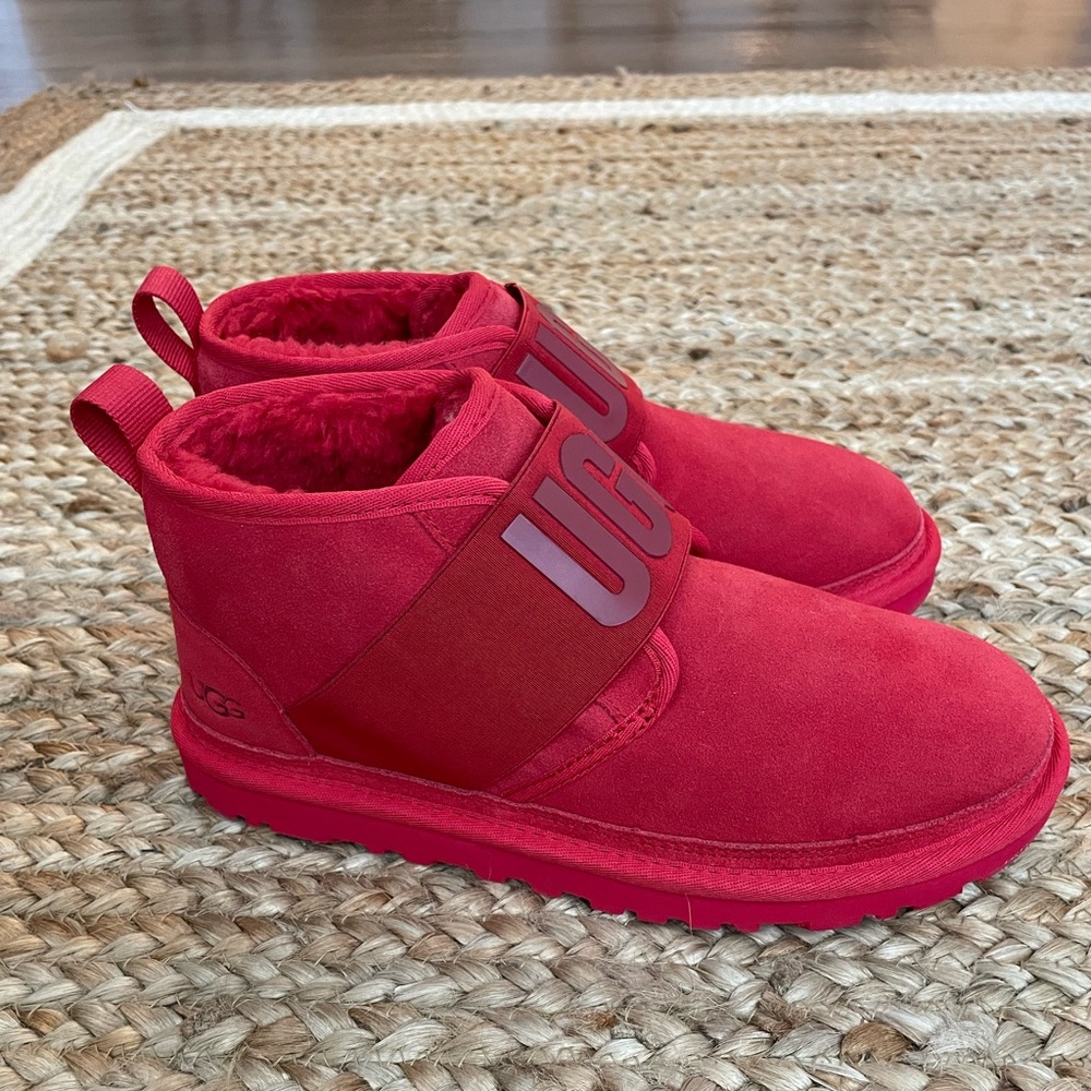 UGG Neumel 2 Slip On Boots Ribbon Red